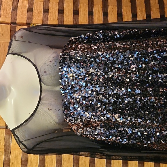 NWT! Torrid sequin over polyester top - Picture 1 of 7